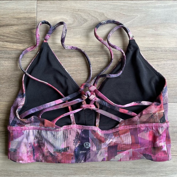 Lululemon Multi Pink Uncaged Bra - Picture 6 of 10